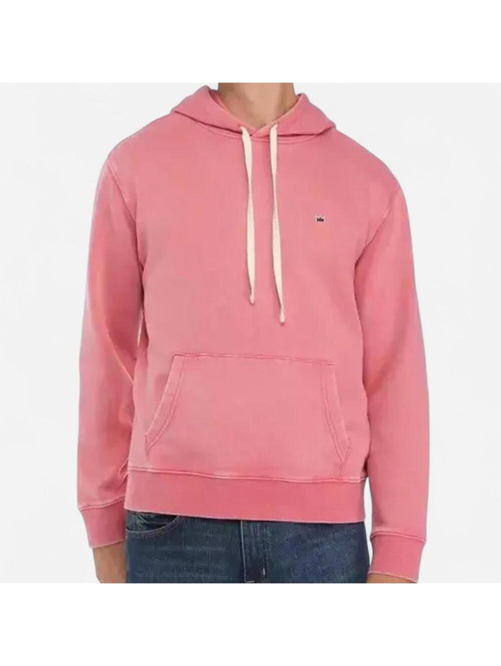 Crown & Ivy Hoodie Men’s Small Pink Pullover Casual Classic